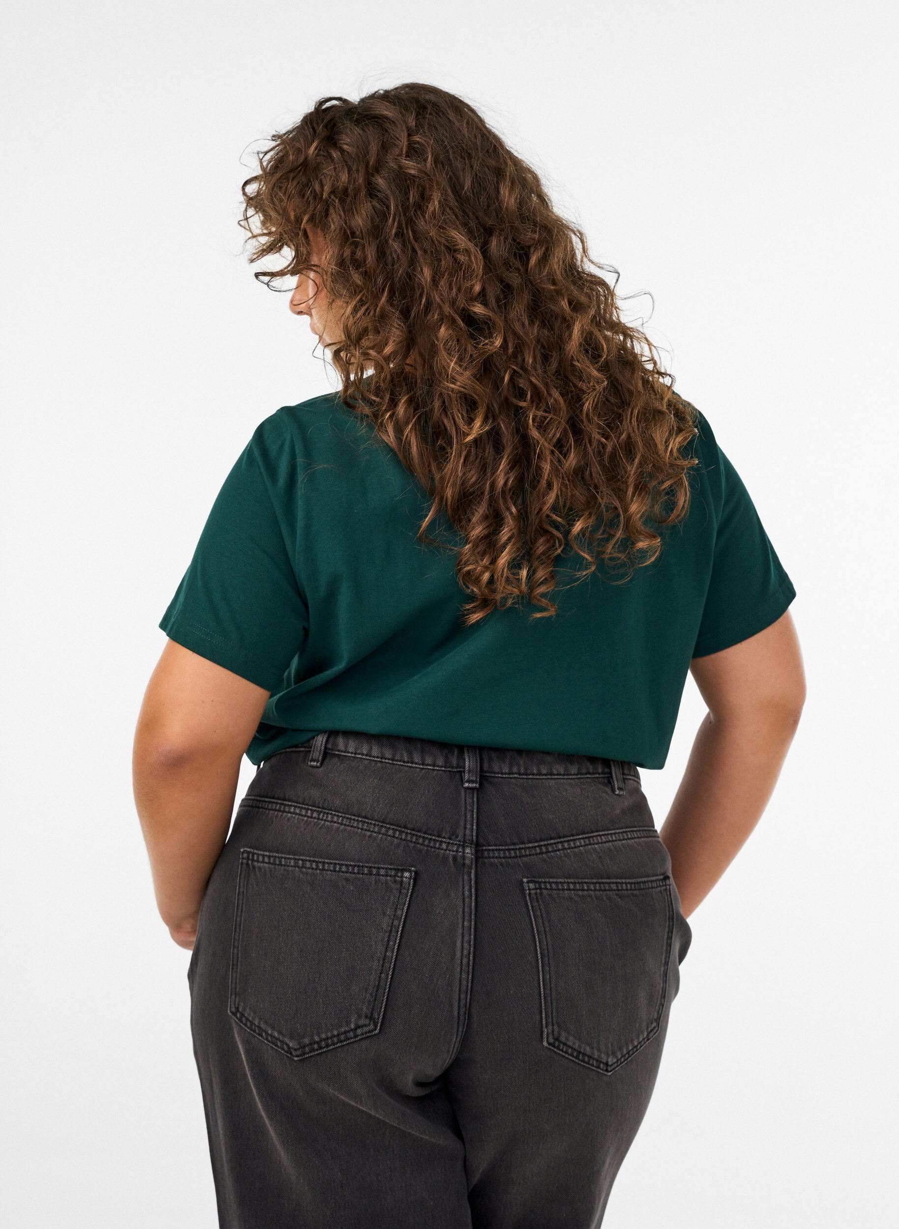 ZizziJoulupaita luomupuuvillasta, Vihre&auml;, Model image number 2