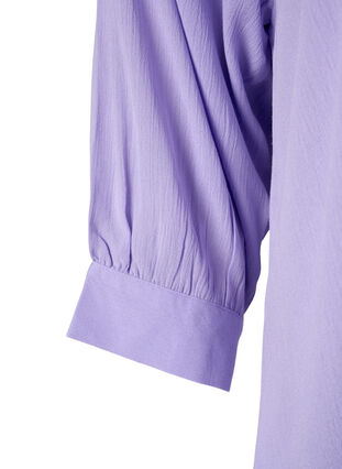 Viskoositunika 3/4-pituisilla hihoilla, Lavender, Packshot image number 2