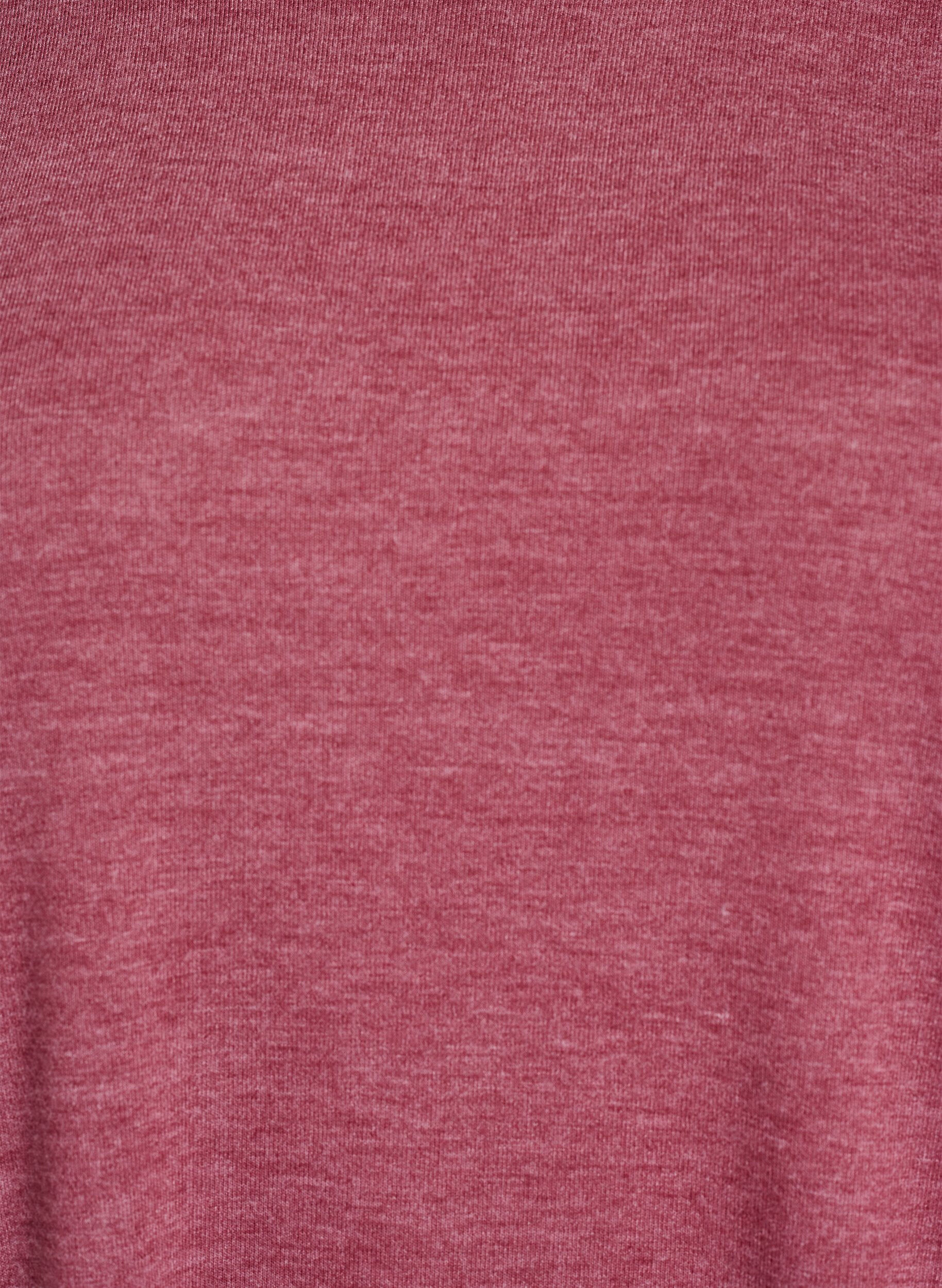 ZizziJersey -pusero 3/4-hihoilla, Punainen, Packshot image number 2