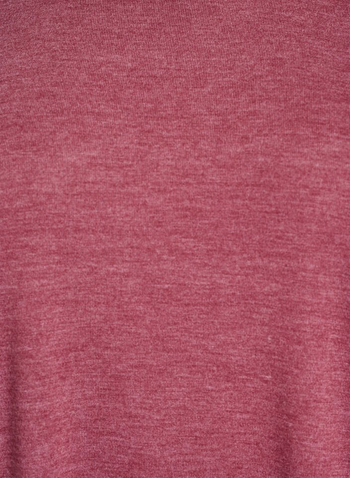 Jersey -pusero 3/4-hihoilla, Punainen, Packshot image number 2