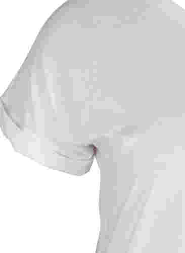 T-paita puuvillasekoitteesta, Bright White, Packshot image number 2