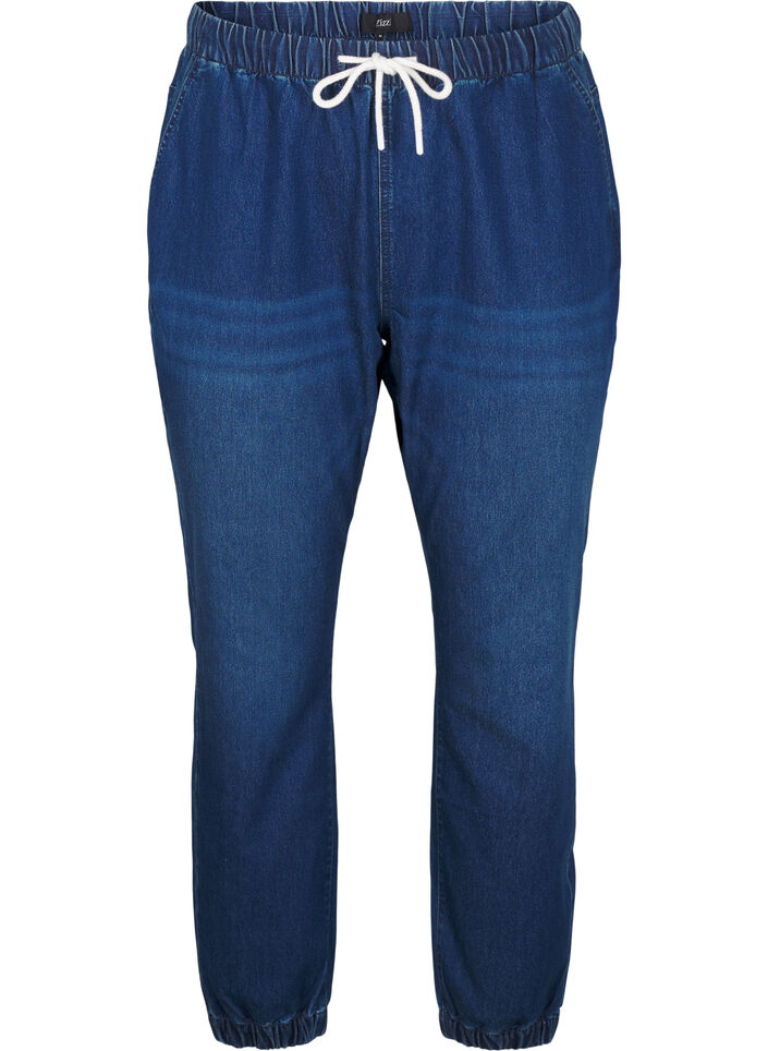 Denimhousut taskuilla, Sininen, Packshot image number 0