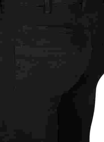 Super slim Amy-farkut korkealla vyötäröllä, Black, Packshot image number 3