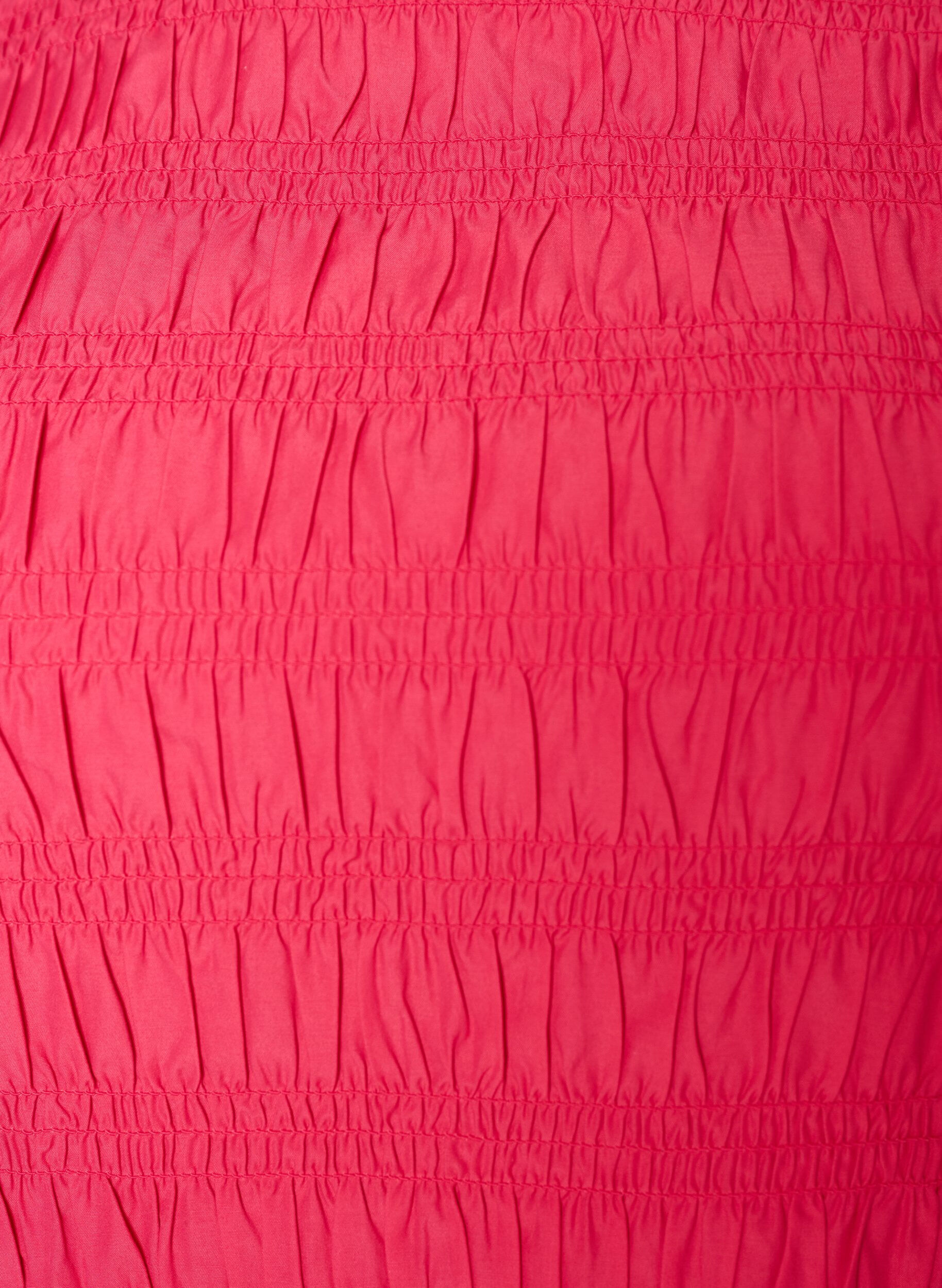 ZizziSmokkitoppi venep&auml;&auml;ntiell&auml; ja peplum-helmalla, Vaaleanpunainen, Packshot image number 2