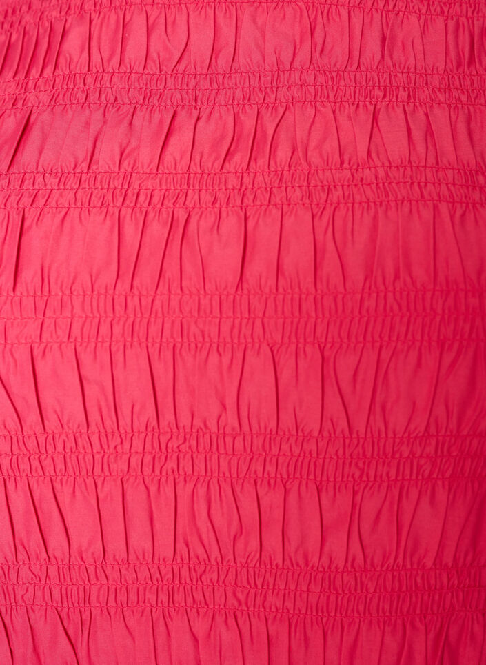 Smokkitoppi venep&auml;&auml;ntiell&auml; ja peplum-helmalla, Vaaleanpunainen, Packshot image number 2