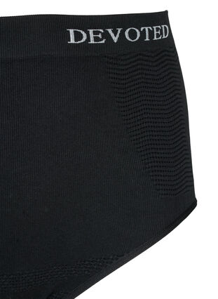 Saumattomat alushousut korkealla vyötäröllä, Black, Packshot image number 2