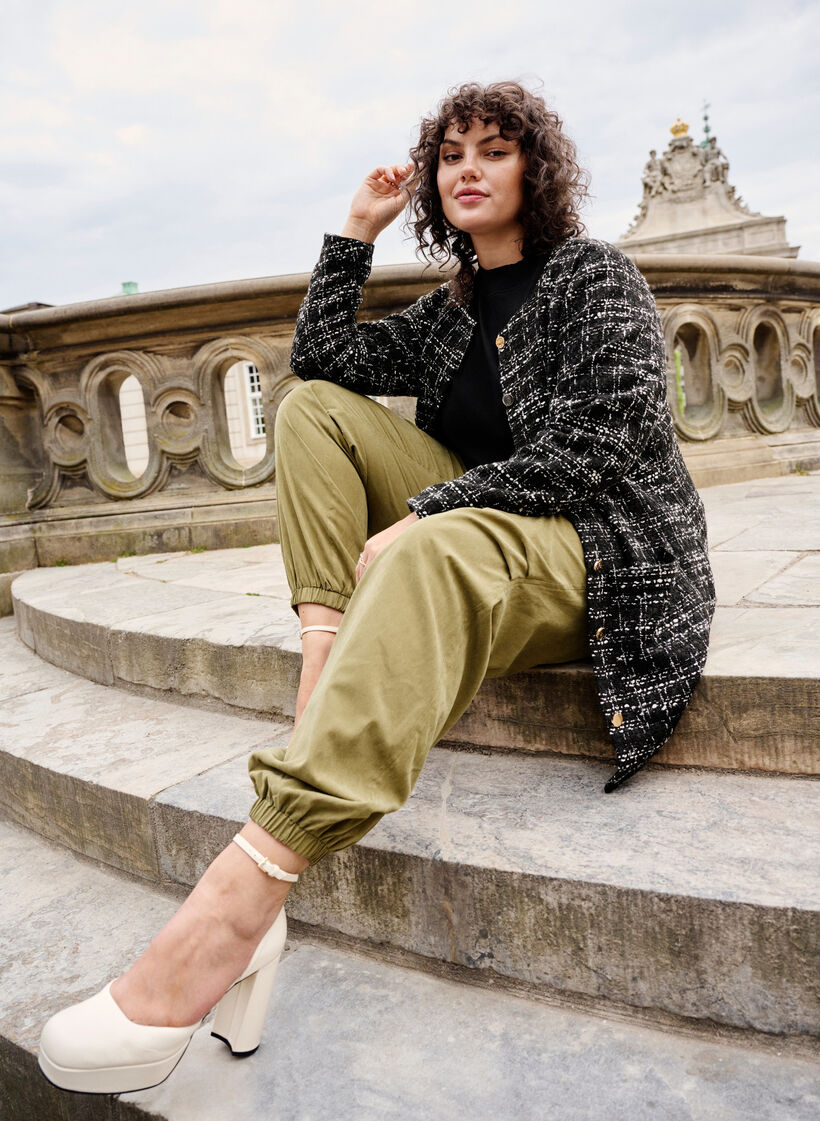 Löysät housut, Martini Olive, Image image number 0