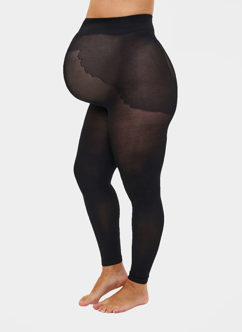 Odotusajan pitkät leggingsit, Musta, Model image number 0