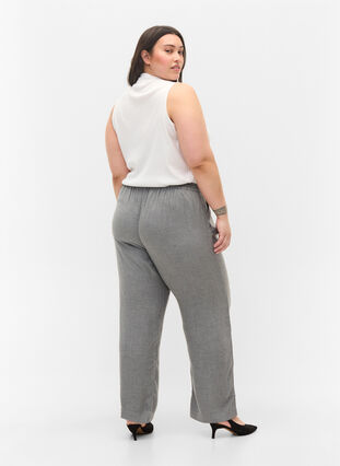 Klassiset housut taskuilla, Grey Melange, Model image number 1