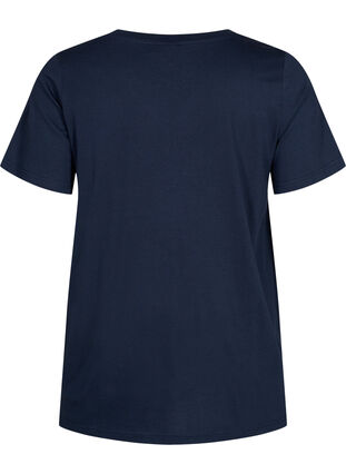 Lyhythihainen t-paita A-mallissa, Navy Blazer, Packshot image number 1