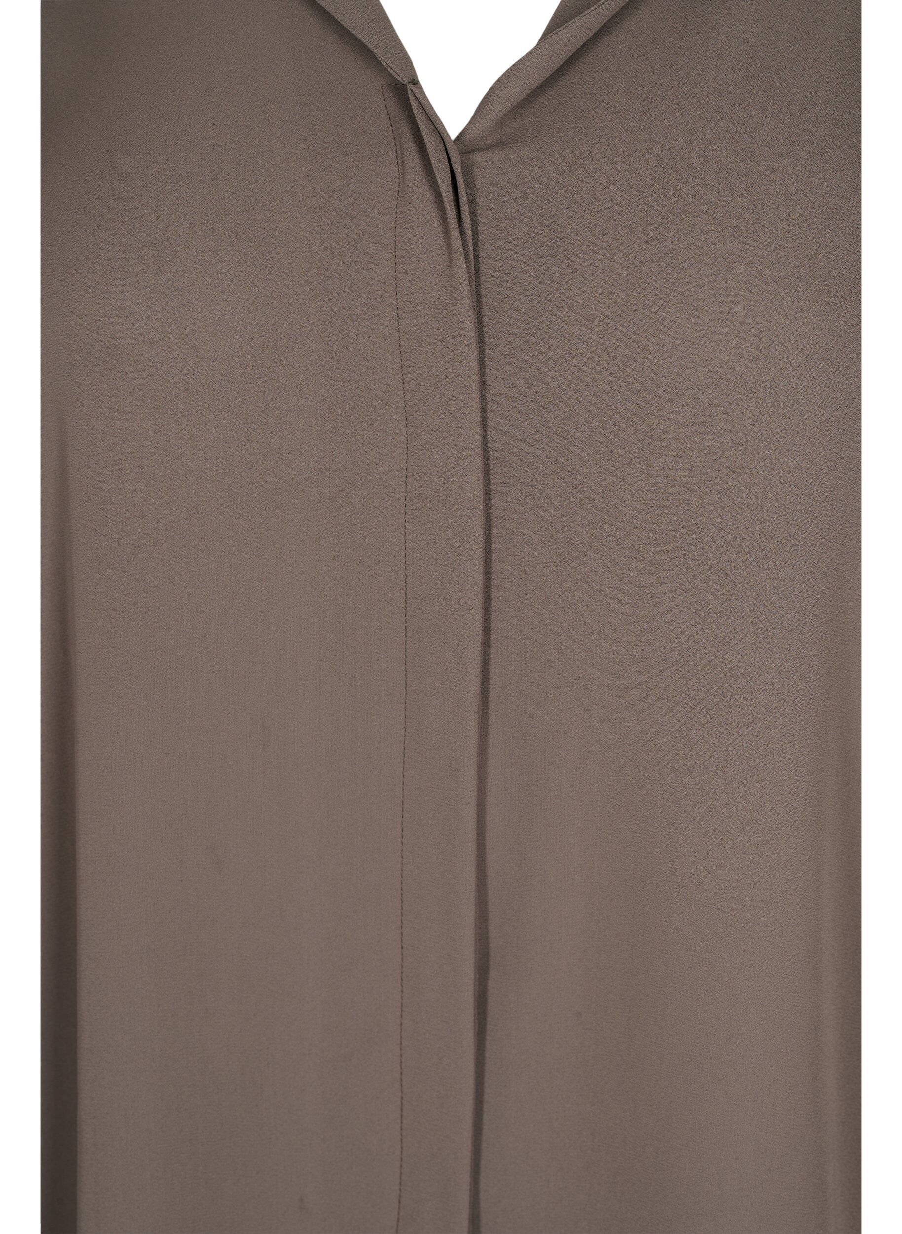 Zizzi Yksiv&auml;rinen paita v-p&auml;&auml;ntiell&auml;, Falcon, Packshot image number 2