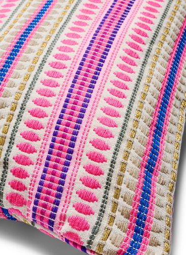 Tyynynpäällinen värikkäällä kuviolla, Light Pink, Packshot image number 1
