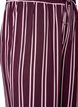 Rennot raidalliset pyjamahousut, Tumma Bordeaux, Packshot image number 2