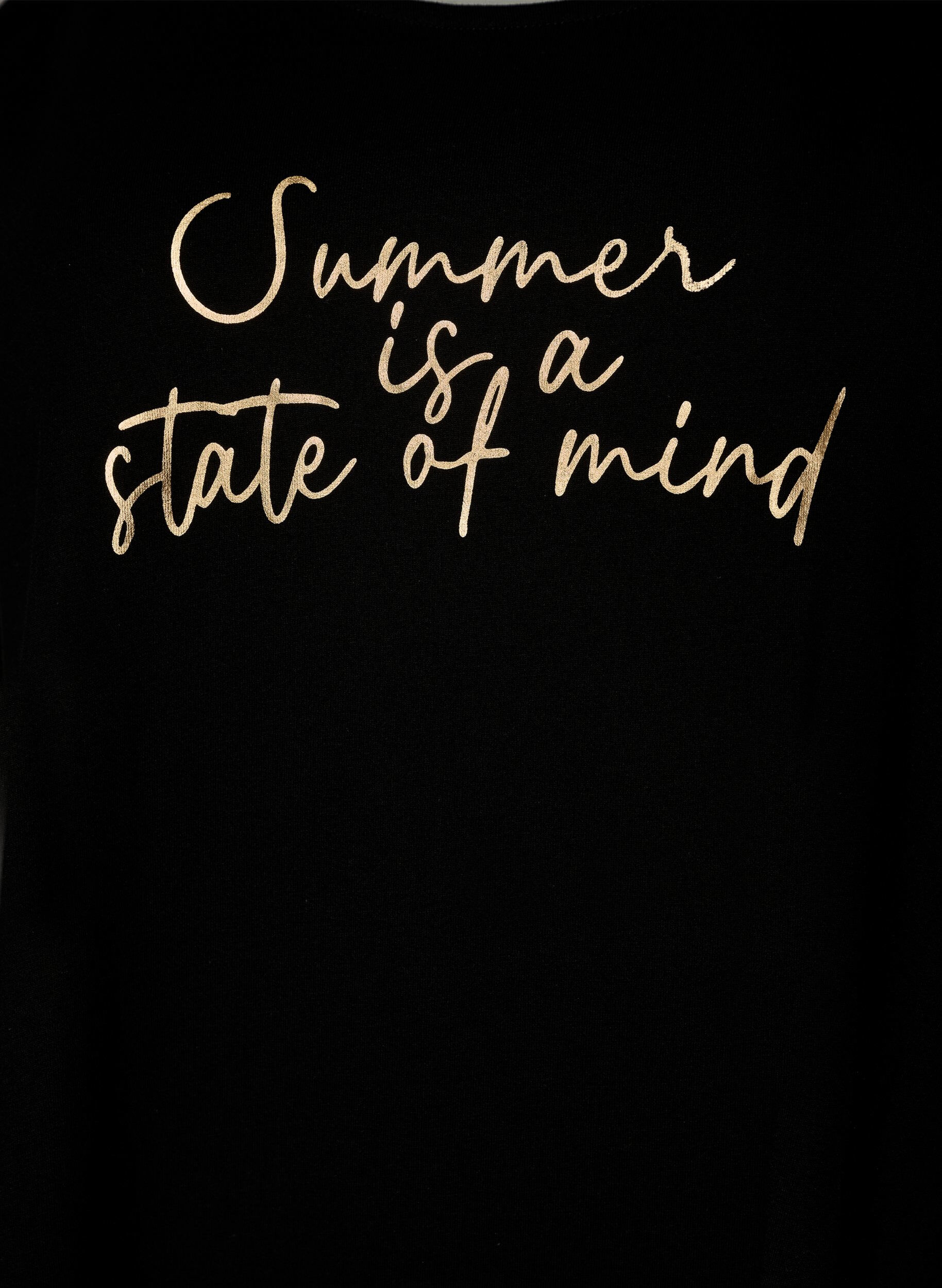 Zizzi Hihaton A-linjainen mekko, Musta, Packshot image number 2