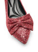 Glitteravokkaat, joissa on rusetti, Punainen, Packshot image number 3