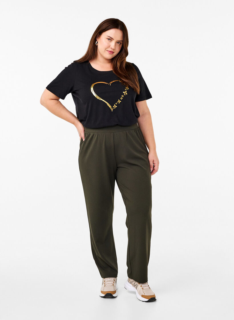 FLASH - T-paita printillä, Musta, Model image number 1