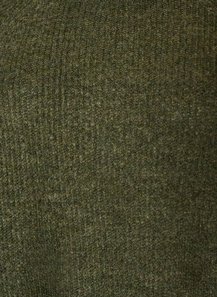 Ribattu neule, 3/4-hihat, Vihre&auml;, Packshot image number 2