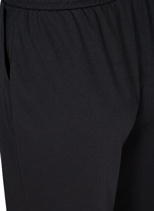 Culotte housut taskuilla, Black, Packshot image number 3
