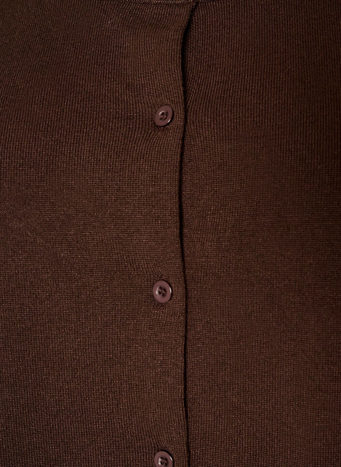 Hienoneulottu neuletakki py&ouml;re&auml;ll&auml; p&auml;&auml;ntiell&auml;, Ruskea, Packshot image number 2