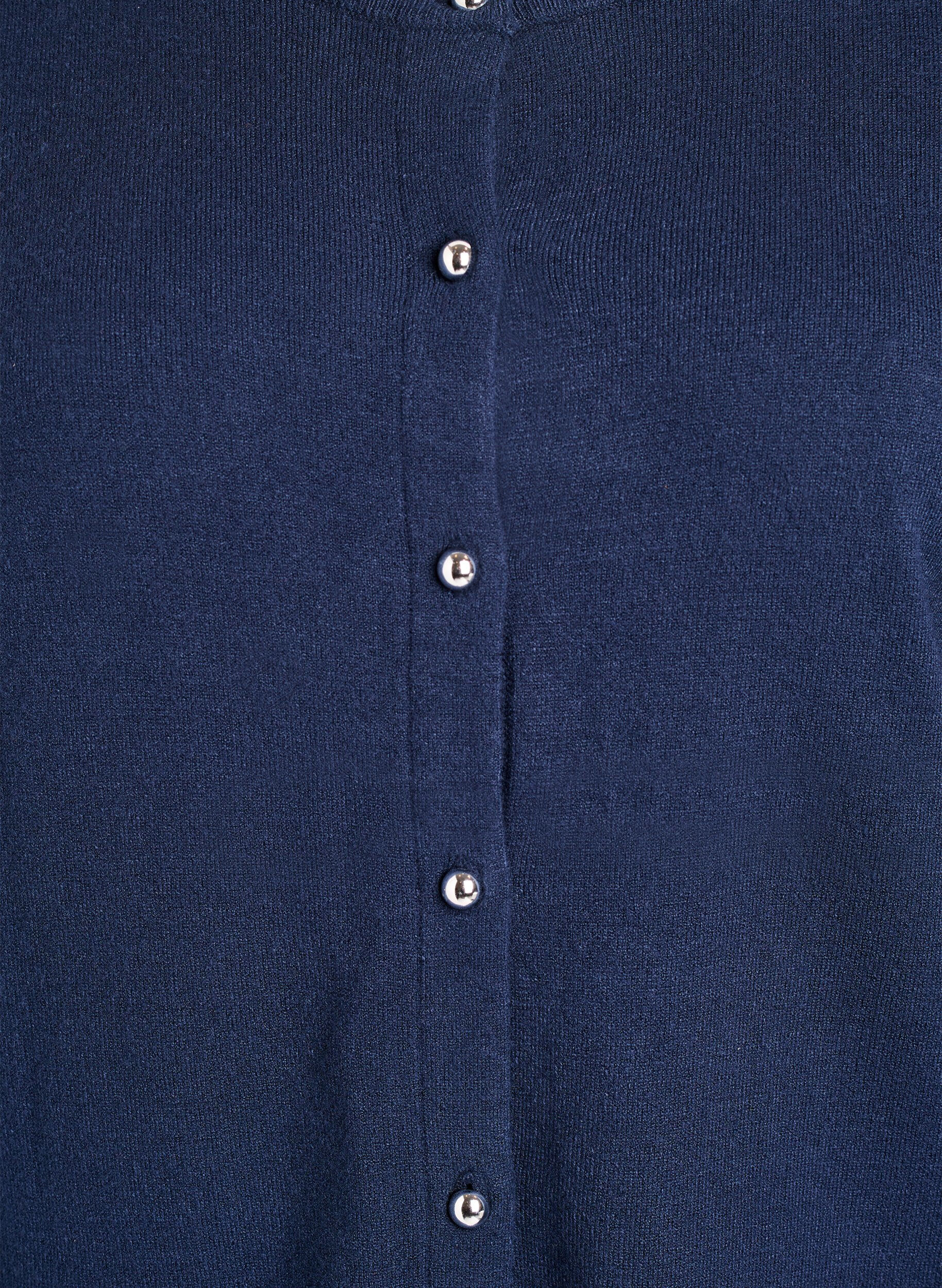 ZizziNeuletakki py&ouml;reill&auml; napeilla, Sininen, Packshot image number 2