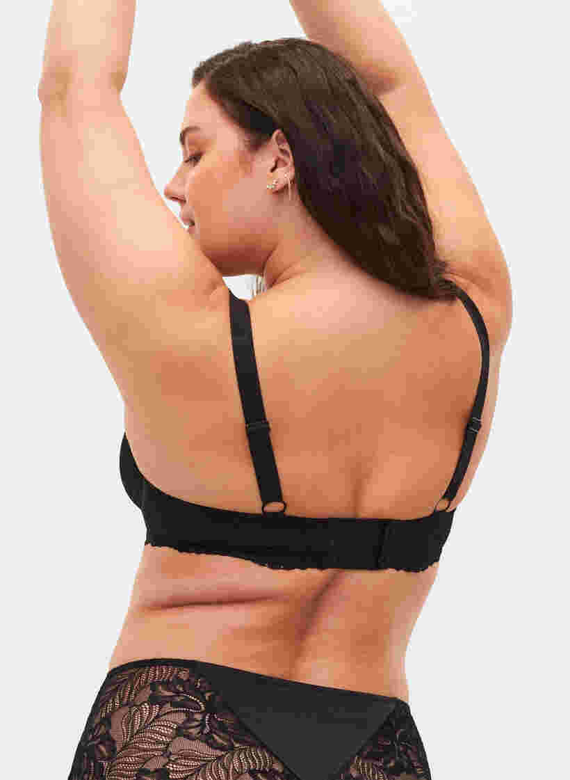 Support the breasts -rintaliivit kaarituella, Black, Model image number 1
