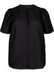 Teksturoitu Lyocell-paitapusero, Black, Packshot image number 0