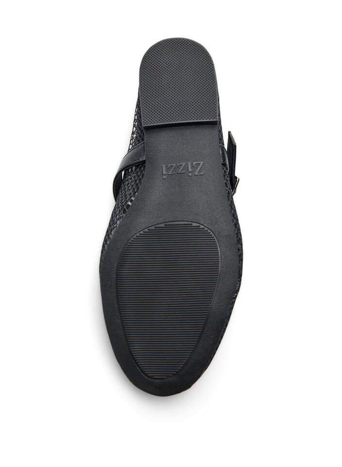 Verkkoballerinat remmill&auml;, Musta, Packshot image number 4