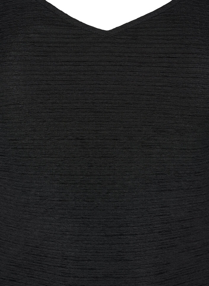 Hihaton teksturoitu body, Black, Packshot image number 2