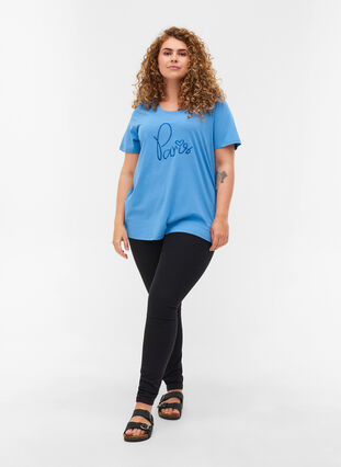 T-paita printillä, Blue Jasper, Model image number 2