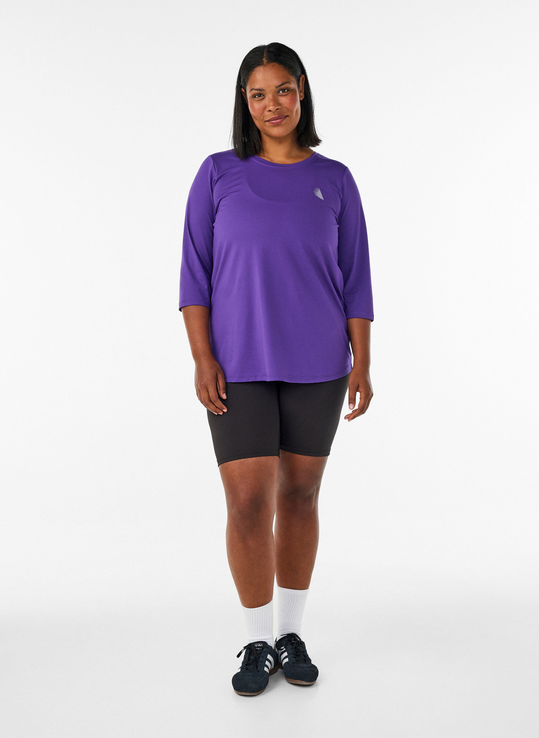 ZizziTreenipusero 3/4-hihoilla, Violetti, Model image number 1