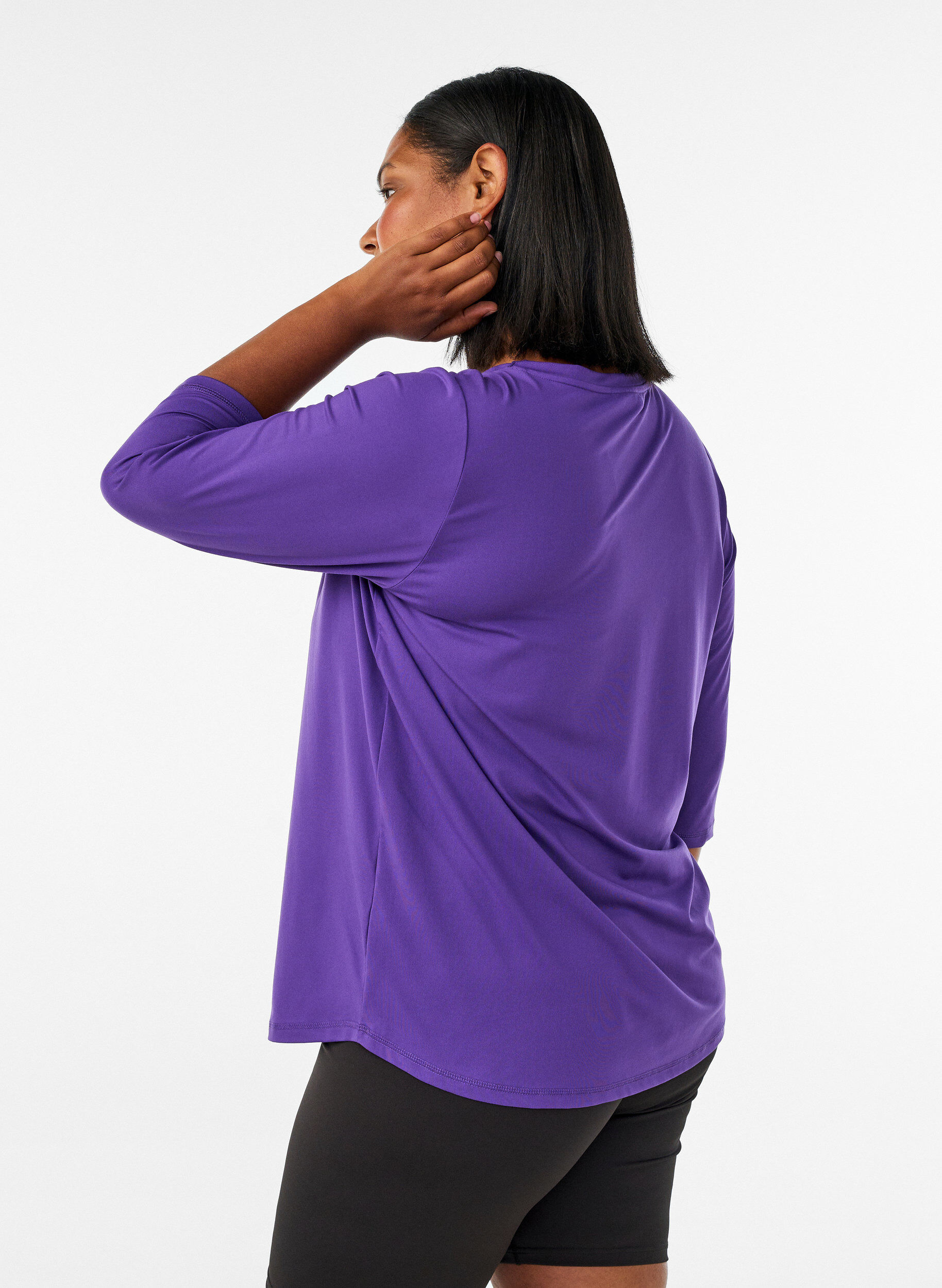 ZizziTreenipusero 3/4-hihoilla, Violetti, Model image number 2