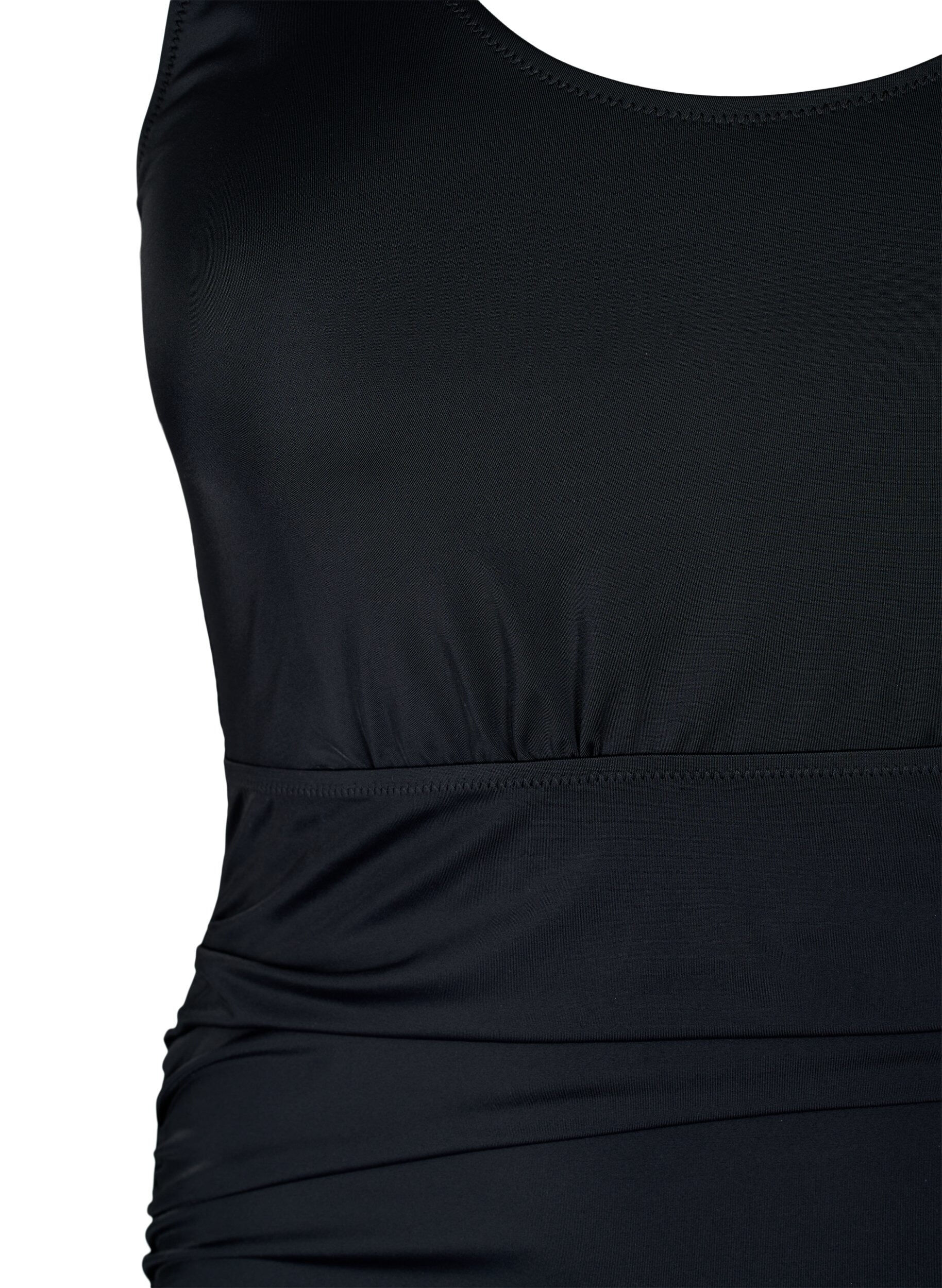 Zizzi Uimapuku, jossa on lahkeet, Musta, Packshot image number 2