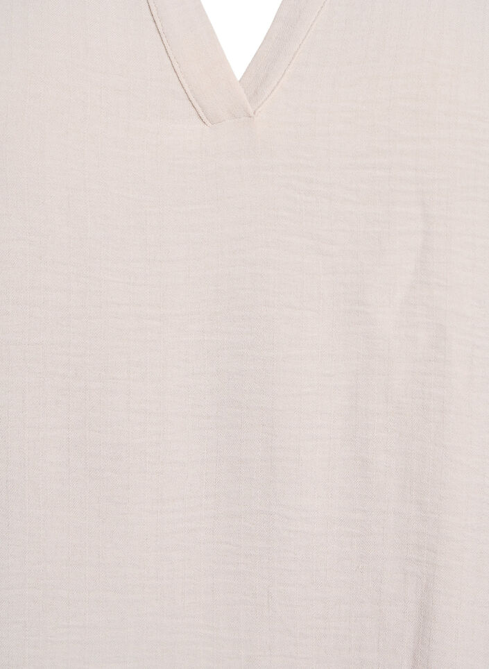 Rento pusero lyhyill&auml; hihoilla, Beige, Packshot image number 2