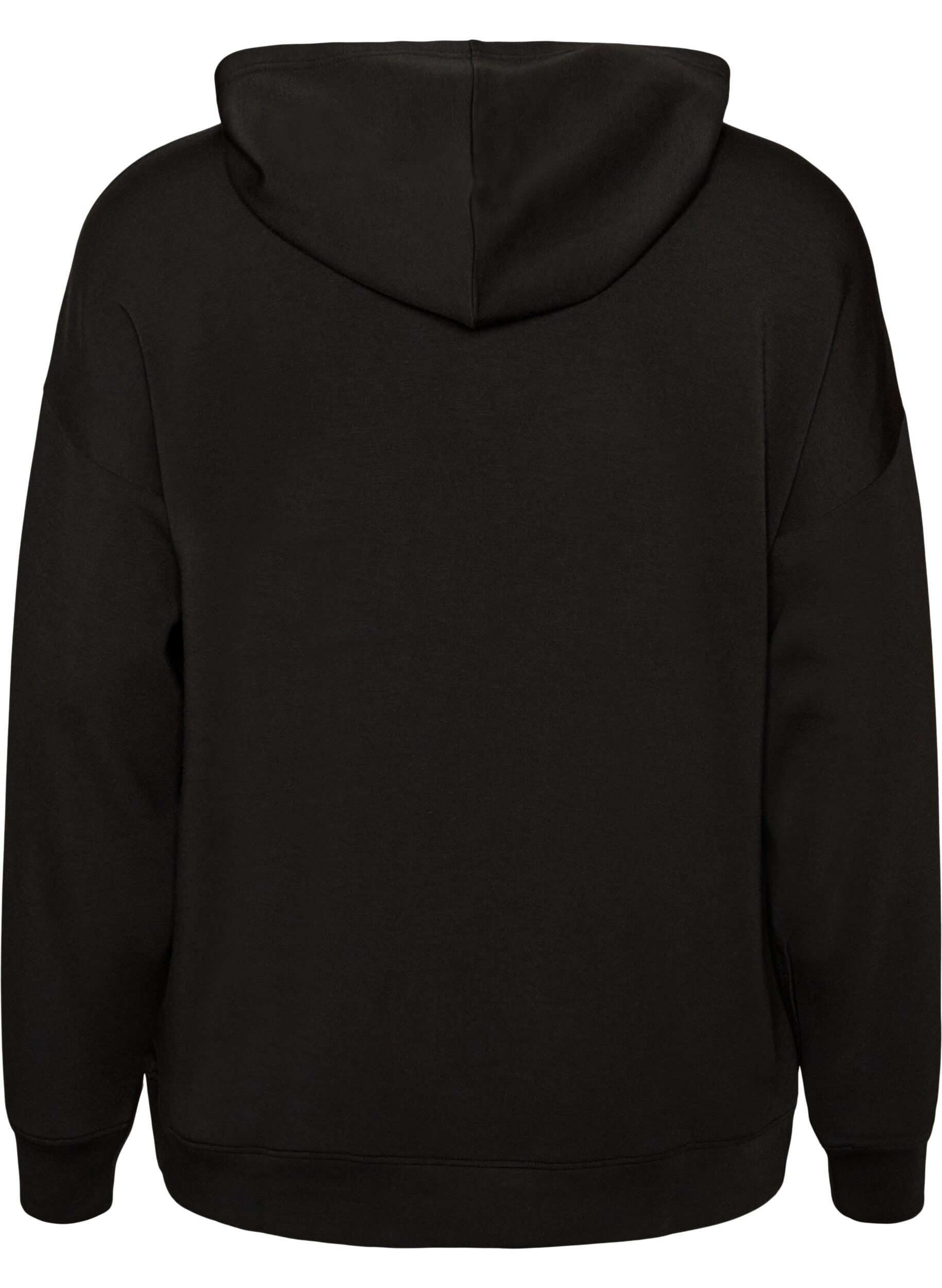 ZizziJerseyhuppari, Musta, Packshot image number 1