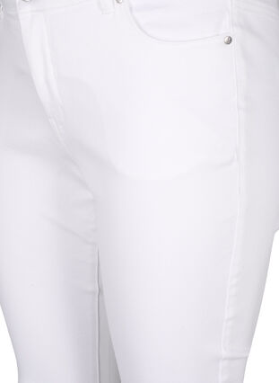Viona-farkut normaalilla vyötäröllä, White, Packshot image number 2