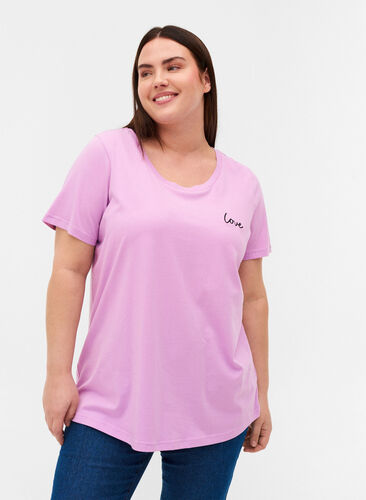 T-paita printillä, Violet Tulle, Model image number 0