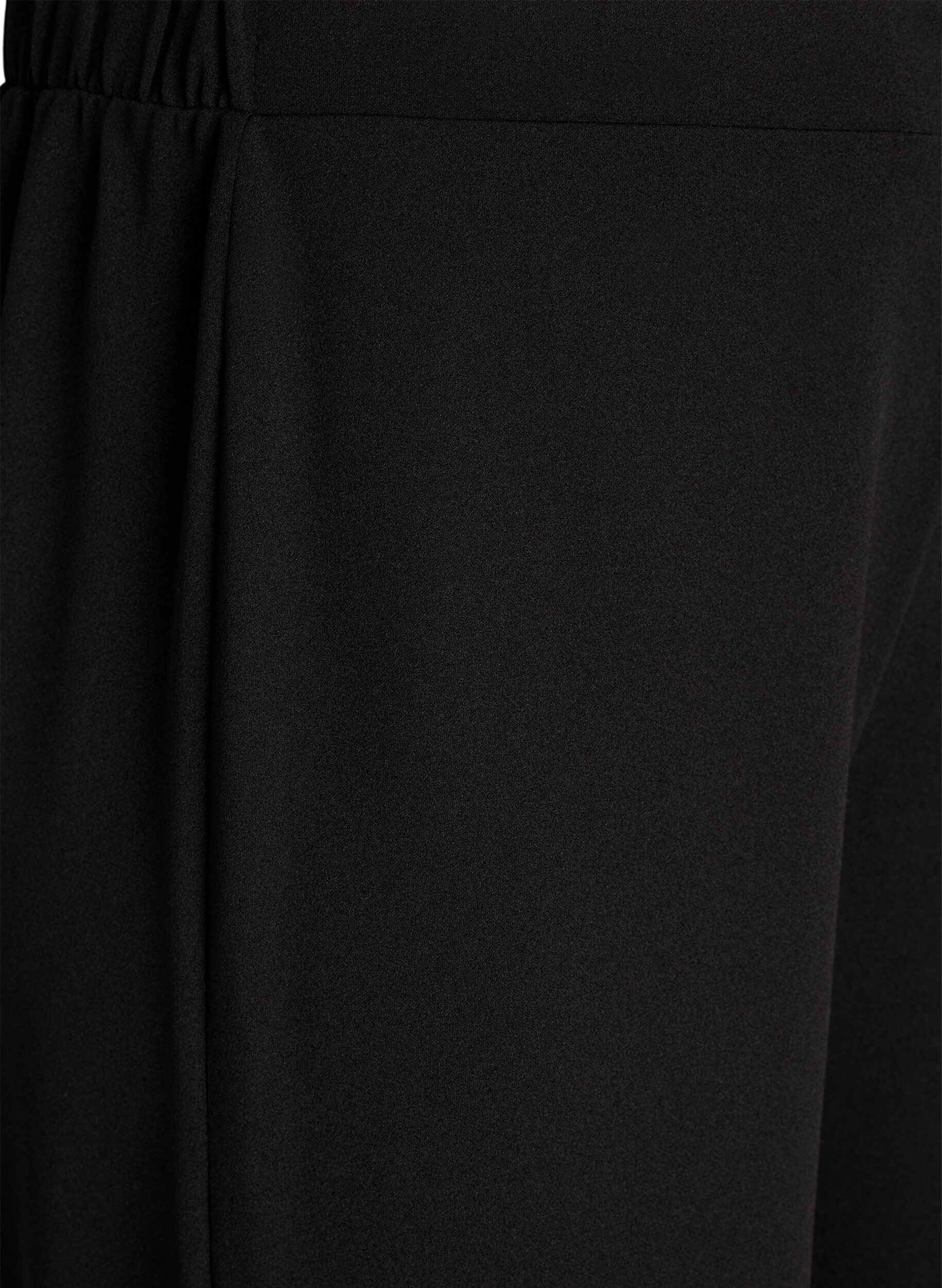 ZizziLeve&auml;lahkeiset housut, Musta, Packshot image number 2