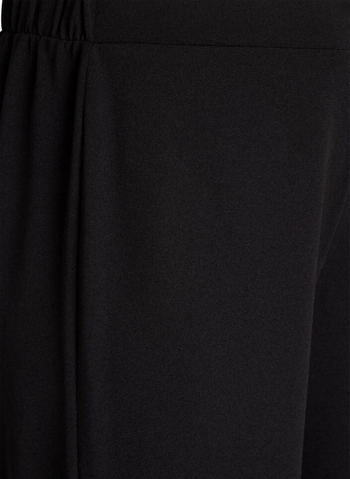 Leve&auml;lahkeiset housut, Musta, Packshot image number 2