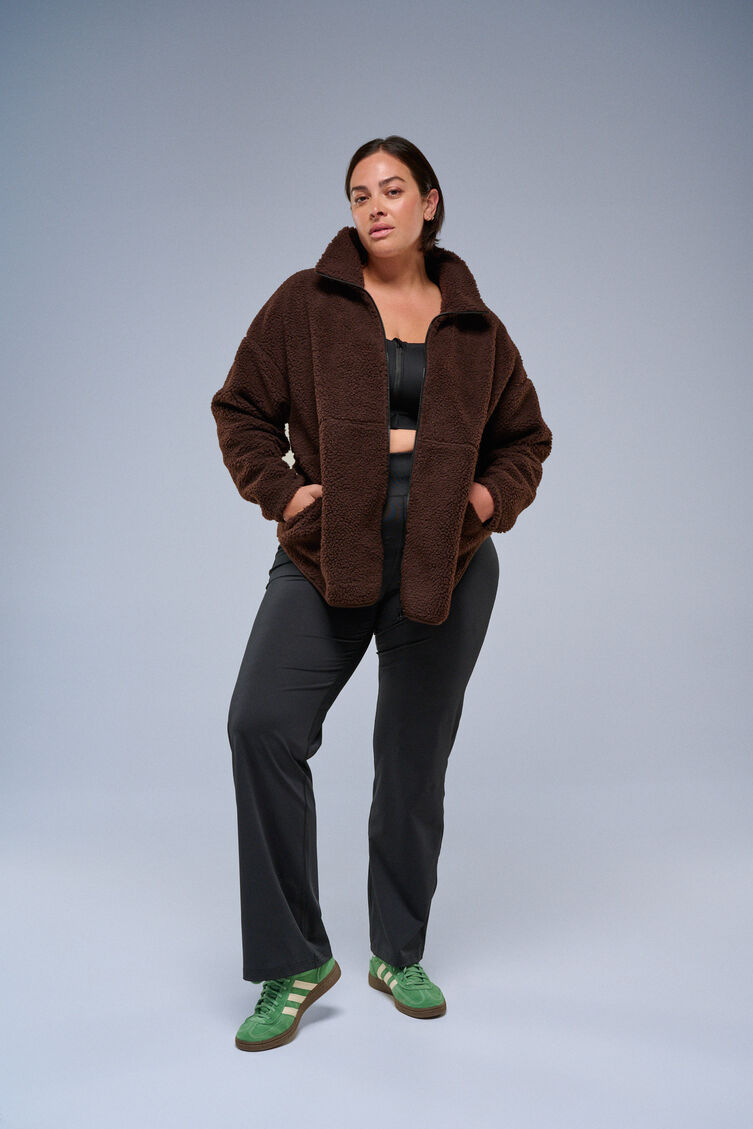 Fleecetakki ruskea, , Model