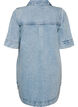 Lyhythihainen farkkumekko kauluksella ja nappikiinnityksell&auml;, Sininen, Packshot image number 1