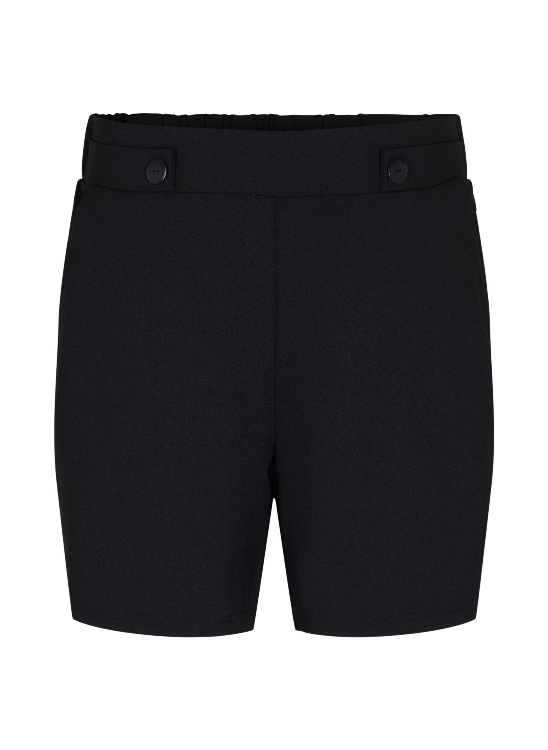 ZizziV&auml;lj&auml;t shortsit taskuilla , Musta, Packshot image number 0