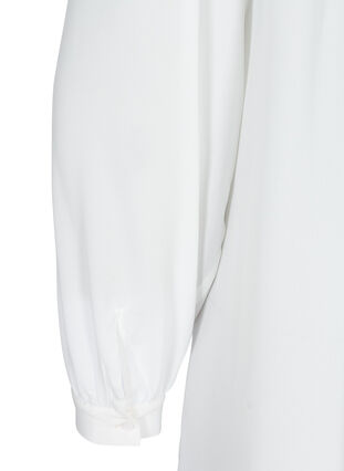 Pitkä paita kevyillä puhvihihoilla, Bright White, Packshot image number 3