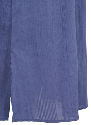 Puuvillainen paitamekko 3/4-hihoilla, Nightshadow Blue, Packshot image number 3
