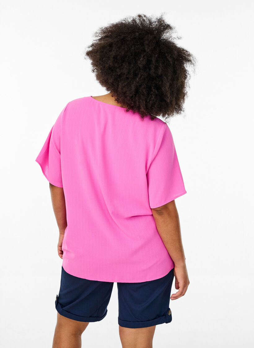 Chino-shortsit taskuilla, Sininen, Model image number 2