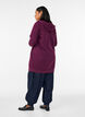Pitk&auml; huppari vetoketjulla ja taskuilla, Violetti, Model image number 2