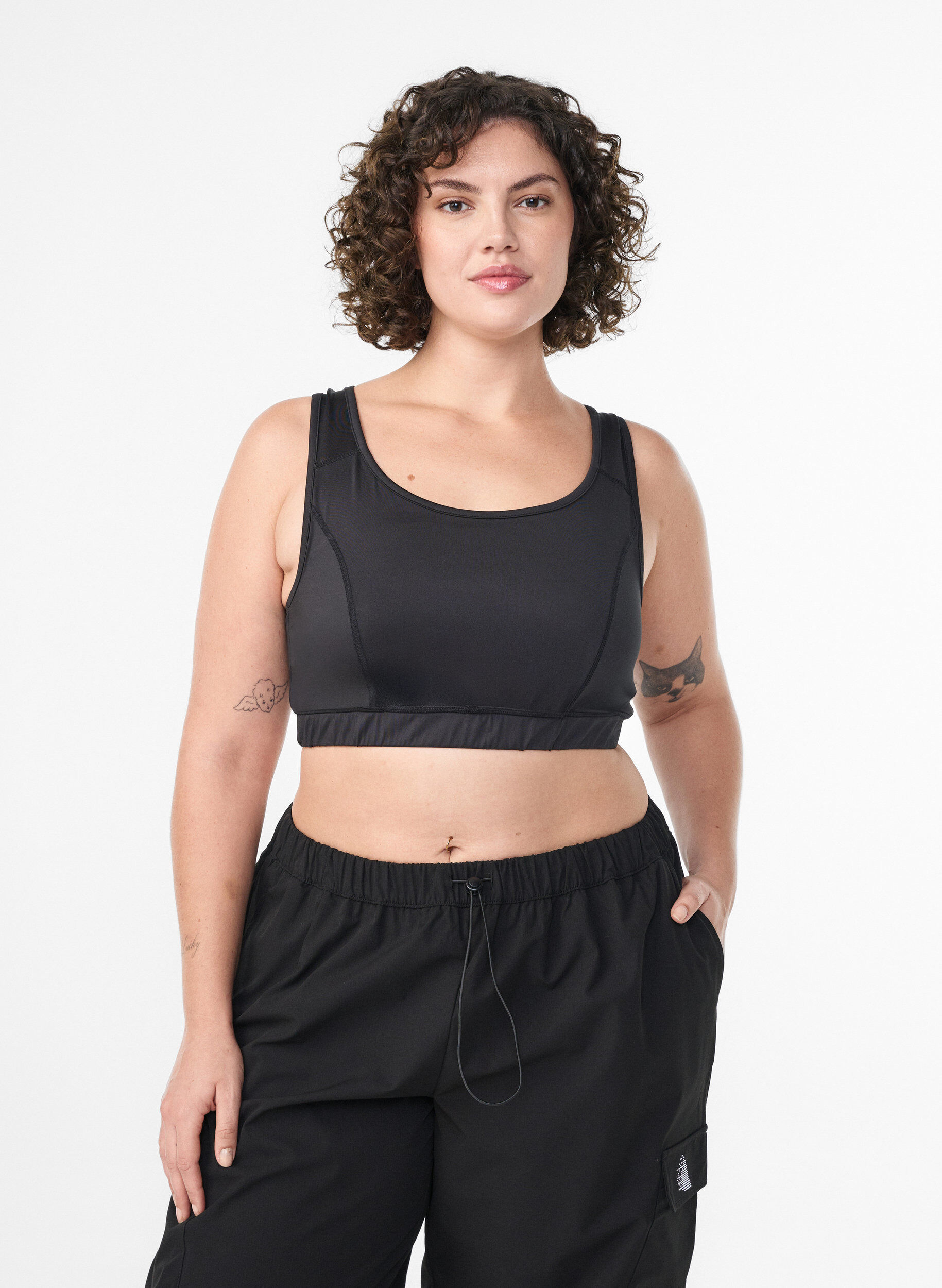 Urheiluliivit racerback-selk&auml;osalla, Musta, Model