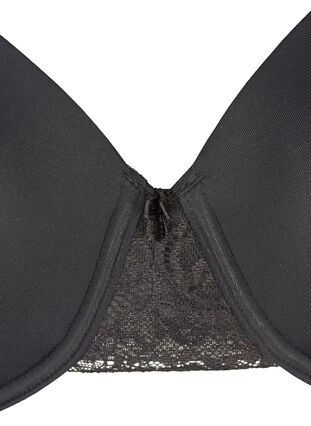 Muotoillut rintaliivit verkolla, Black, Packshot image number 2