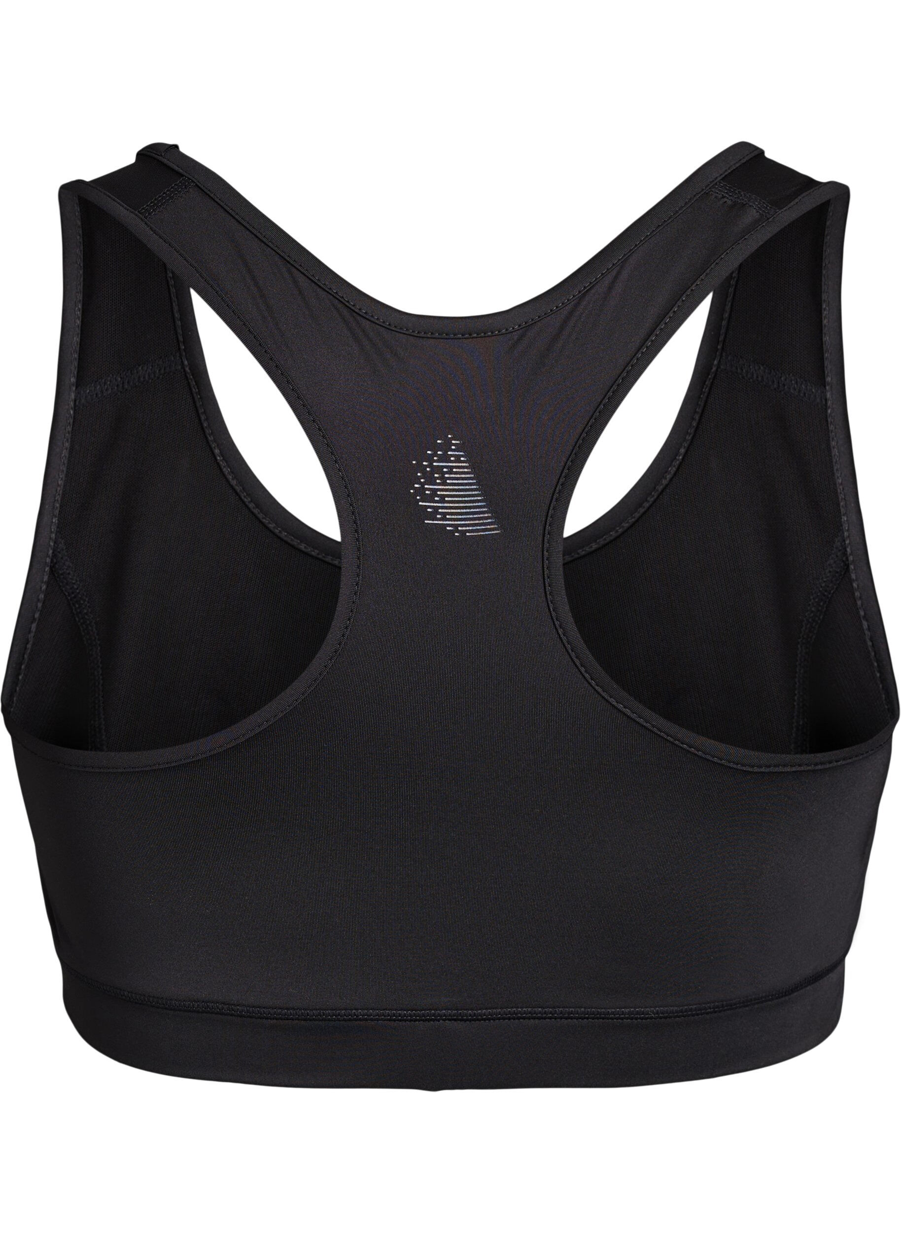 ZizziUrheiluliivit racerback-selk&auml;osalla, Musta, Packshot image number 1