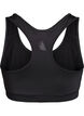 Urheiluliivit racerback-selk&auml;osalla, Musta, Packshot image number 1