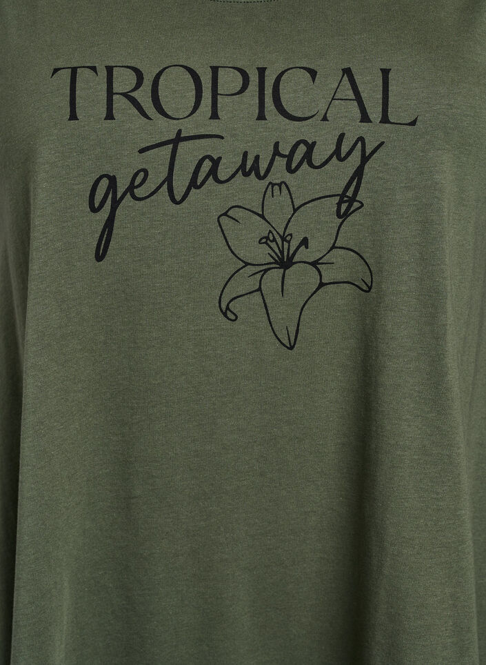 Hihaton A-linjainen mekko, Vihreä, Packshot image number 2